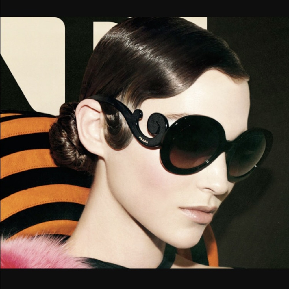 Prada Black Baroque Sunglasses